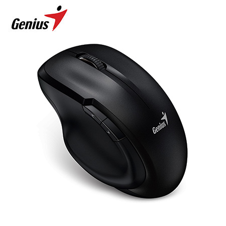 MOUSE GENIUS ERGO 8200S WIRELESS SILENT BLUEEYE 5-BOT ERGONOMICO BLACK (31030029400)